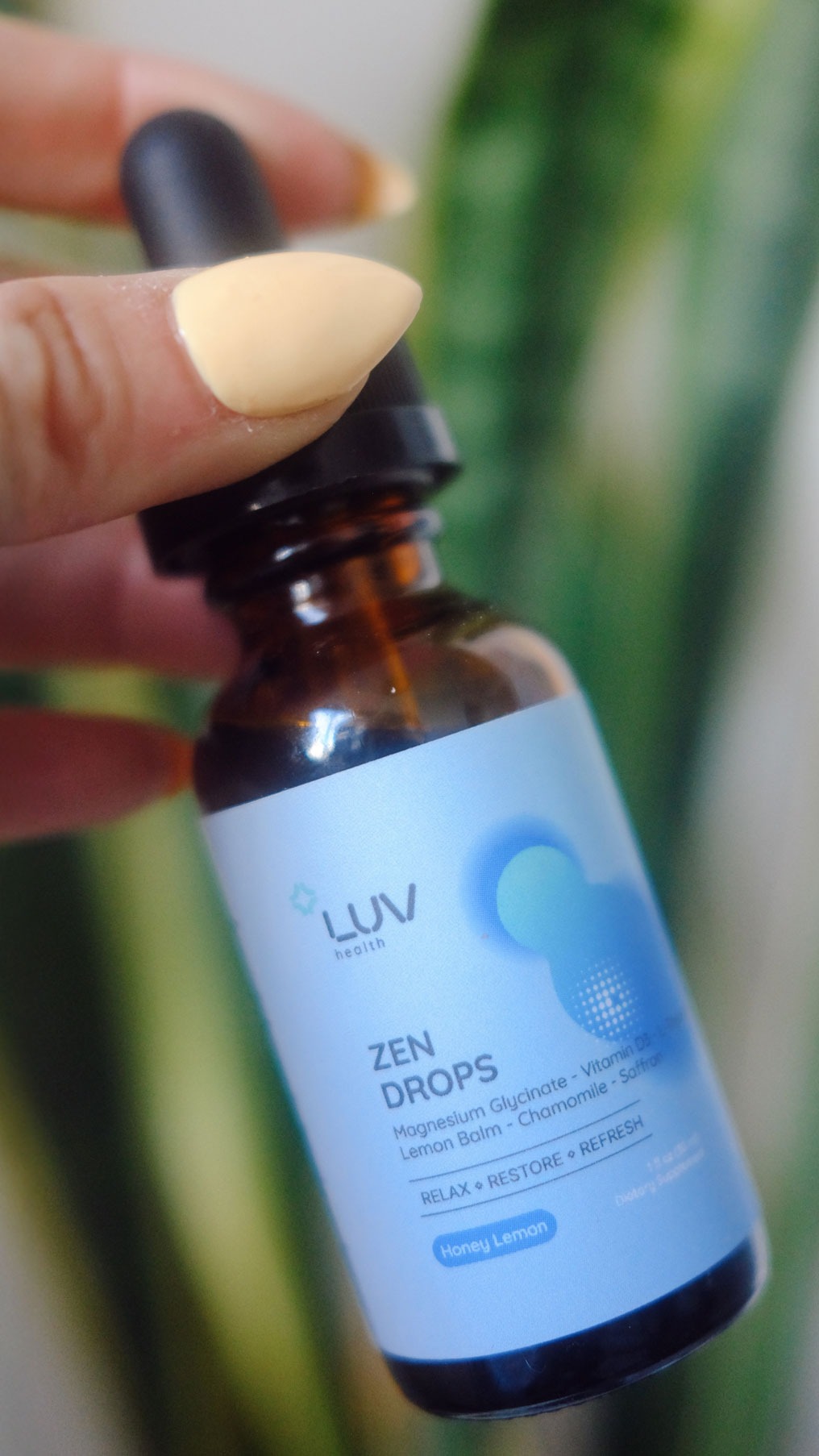 LUV Zen Drops bottle
